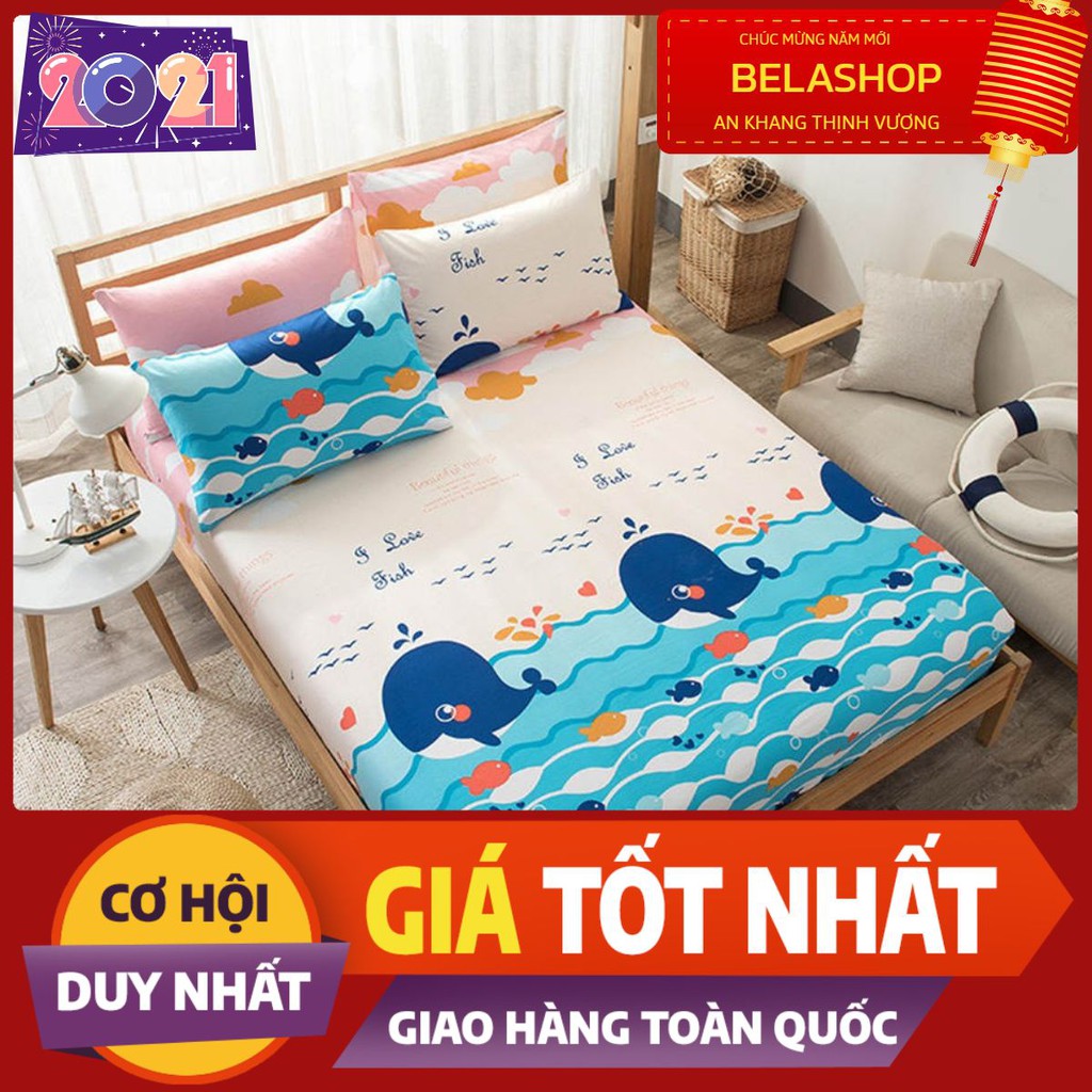 [Free ship-Xả kho cắt lỗ]Drap ga trải giường belashop,được chọn mẫu-GHCM1407