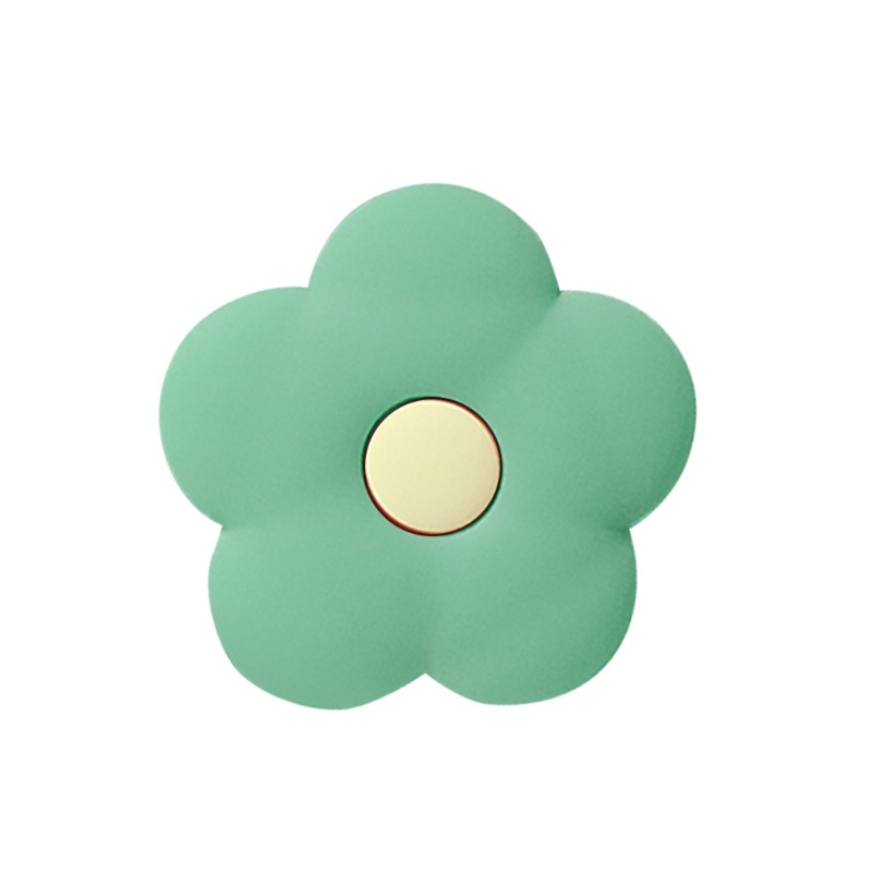 Giá Đỡ Điện Thoại Bằng Silicon Thân Thiện Với Môi Trường Hình Hoa Nhỏ Màu Xanh Dương / Xanh Lá