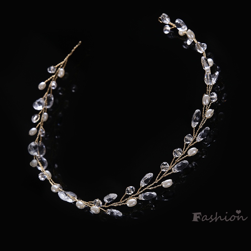 Lược Cài Tóc Cô Dâu Đính Đá Pha Lê Thời Trang