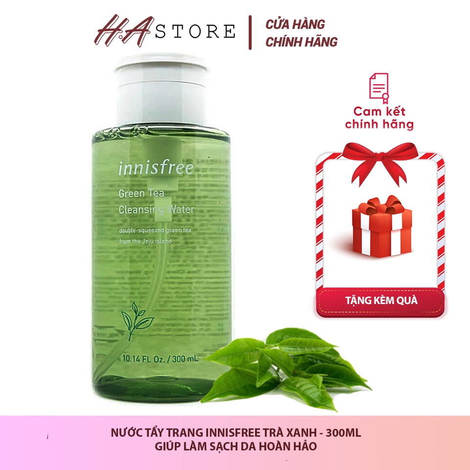 Nước tẩy trang innisfree green tea cleansing water 300ml