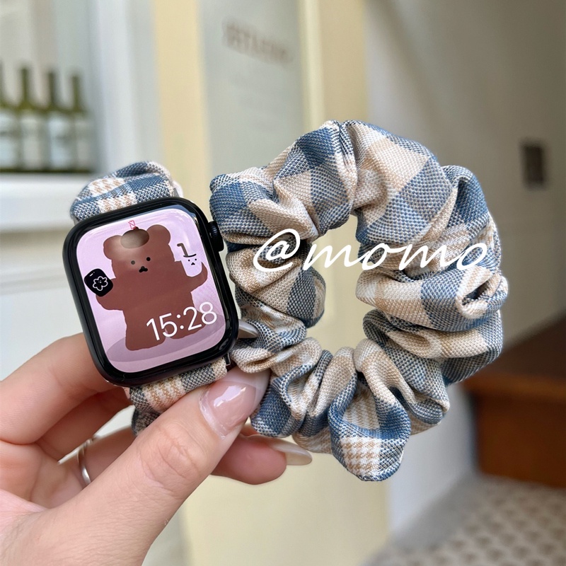 Dây Đeo Đồng Hồ Họa Tiết Kẻ Sọc Cho iWatch Serise 7 6 5 4 3 2 1 38mm 42mm 40mm 44mm JK