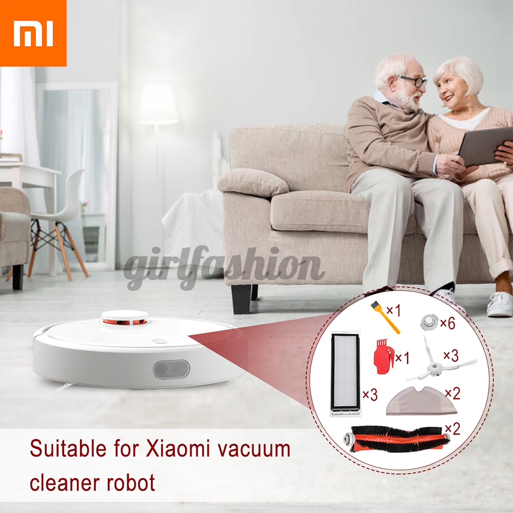 Bộ 18 Phụ Tùng Thay Thế Cho Robot Hút Bụi Xiaomi Mi Roborock S50 S51