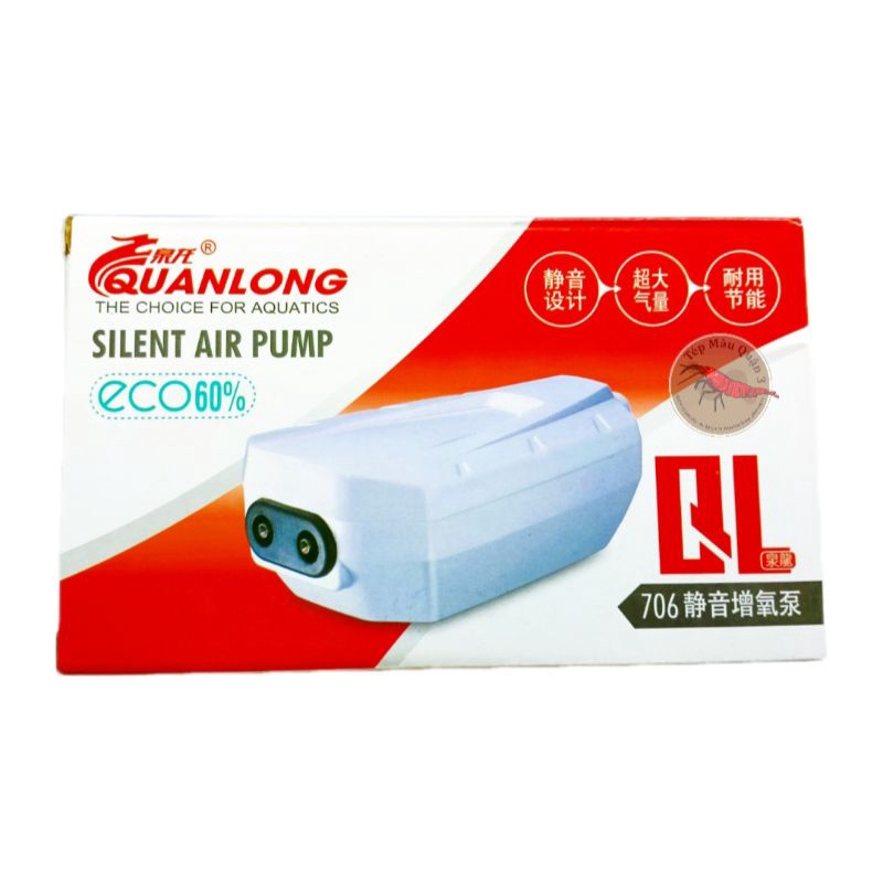 Máy Sủi Oxi QuanLong 701 - 706 - 708 Siêu Êm - Tiết Kiệm Điện