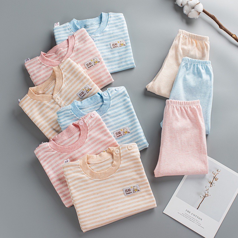 Xả Kho Bộ Mặc Nhà Cúc Giữa Hàng Quảng Châu Cho Bé Trai Và Bé Gái Từ 7kg Đến 18kg