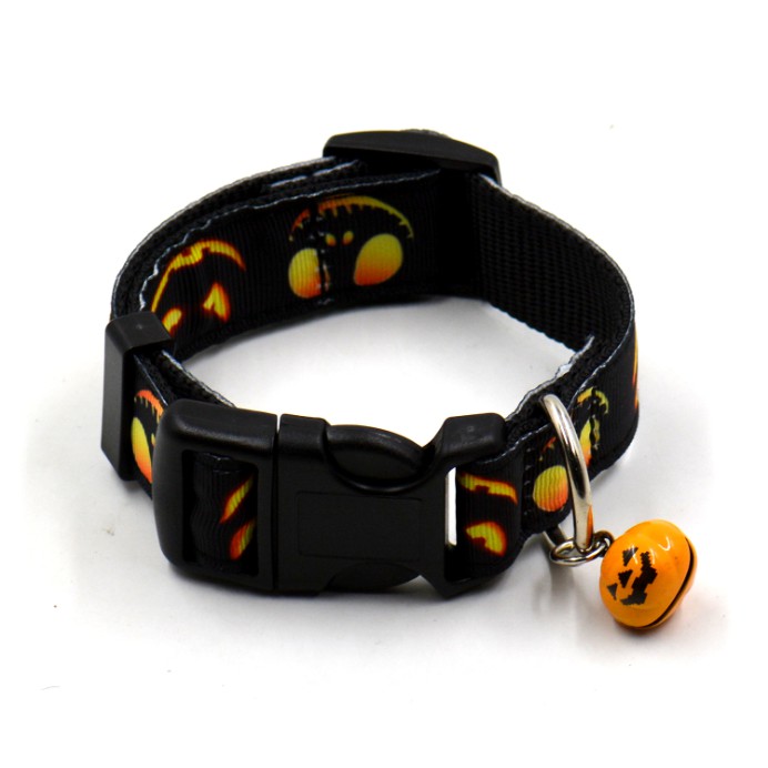 Vòng cổ chó mèo/ thú cưng họa tiết Halloween hóa trang - Pet Halloween collar