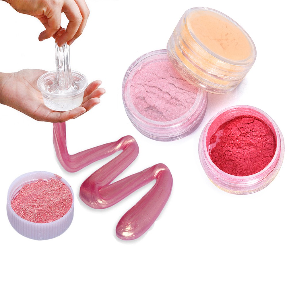 Set 12 lọ bột màu làm sáp / mỹ phẩm / acrylic resin