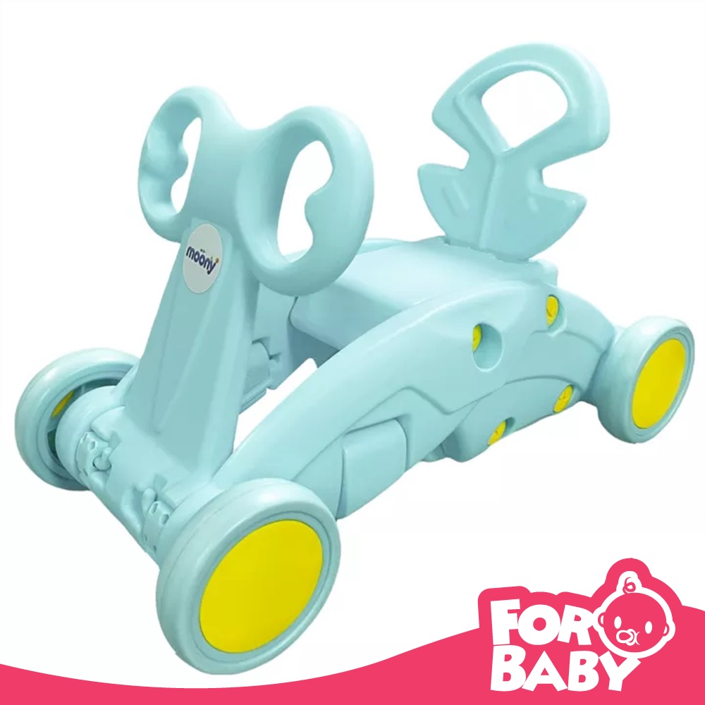 Xe Chòi chân- Bập Bênh( đồ chơi đa năng 2 in 1 quà bỉm Moony)