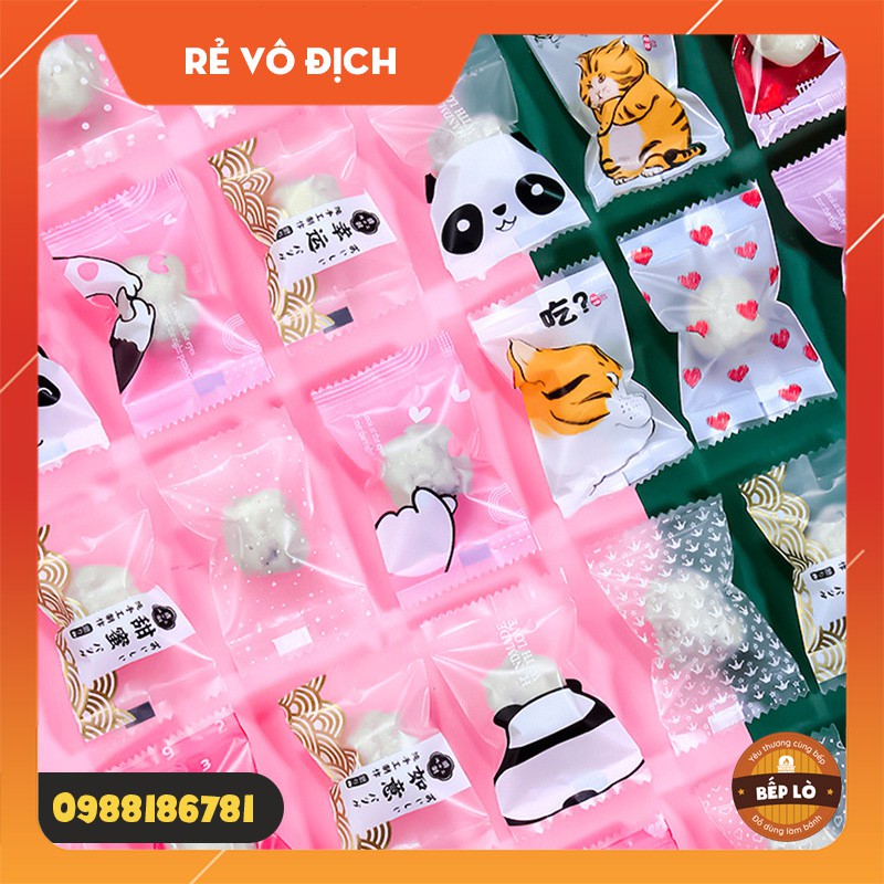 Túi đựng Kẹo Sữa Bánh Đồng Tiền Bánh Quy đủ mẫu SIÊU ĐẸP SIÊU DỄ THƯƠNG - set 100 túi