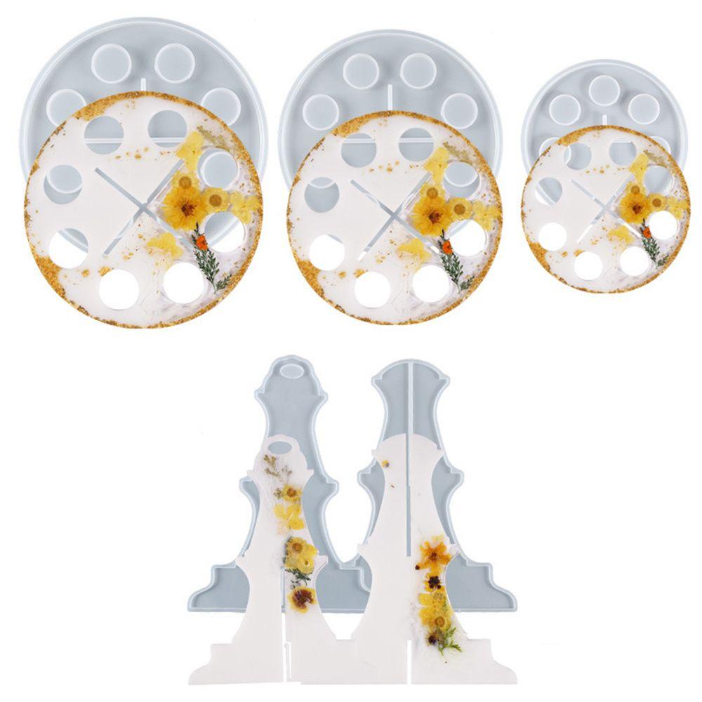 LONTIME Khuôn Làm Khay Tráng Miệng Thủ Công Bằng Nhựa Resin