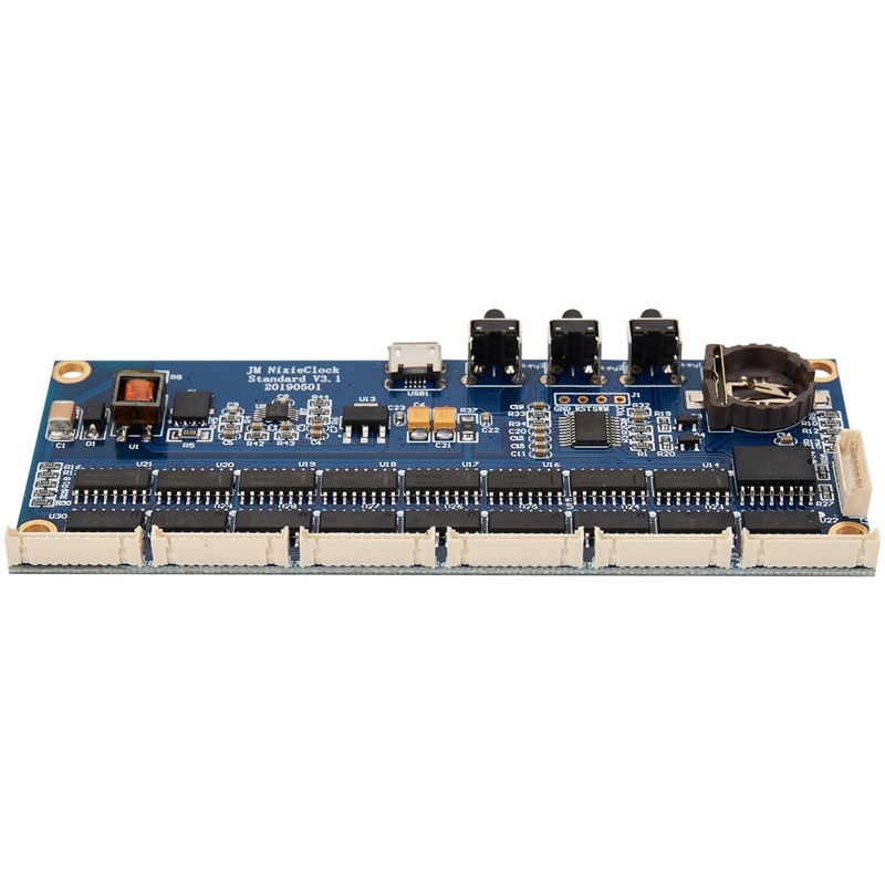 Bảng Mạch Mô Đun Đồng Hồ Kỹ Thuật Số 5V 14 Qs30 In12 Nixie Kèm Dây Cáp Phẳng