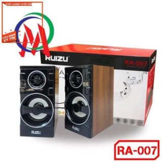[HÀNG ĐẸP, GIÁ RẺ, ÂM THANH HAY] Loa máy tính Ruizu 2.0 RA-007L đèn LED - AC220v