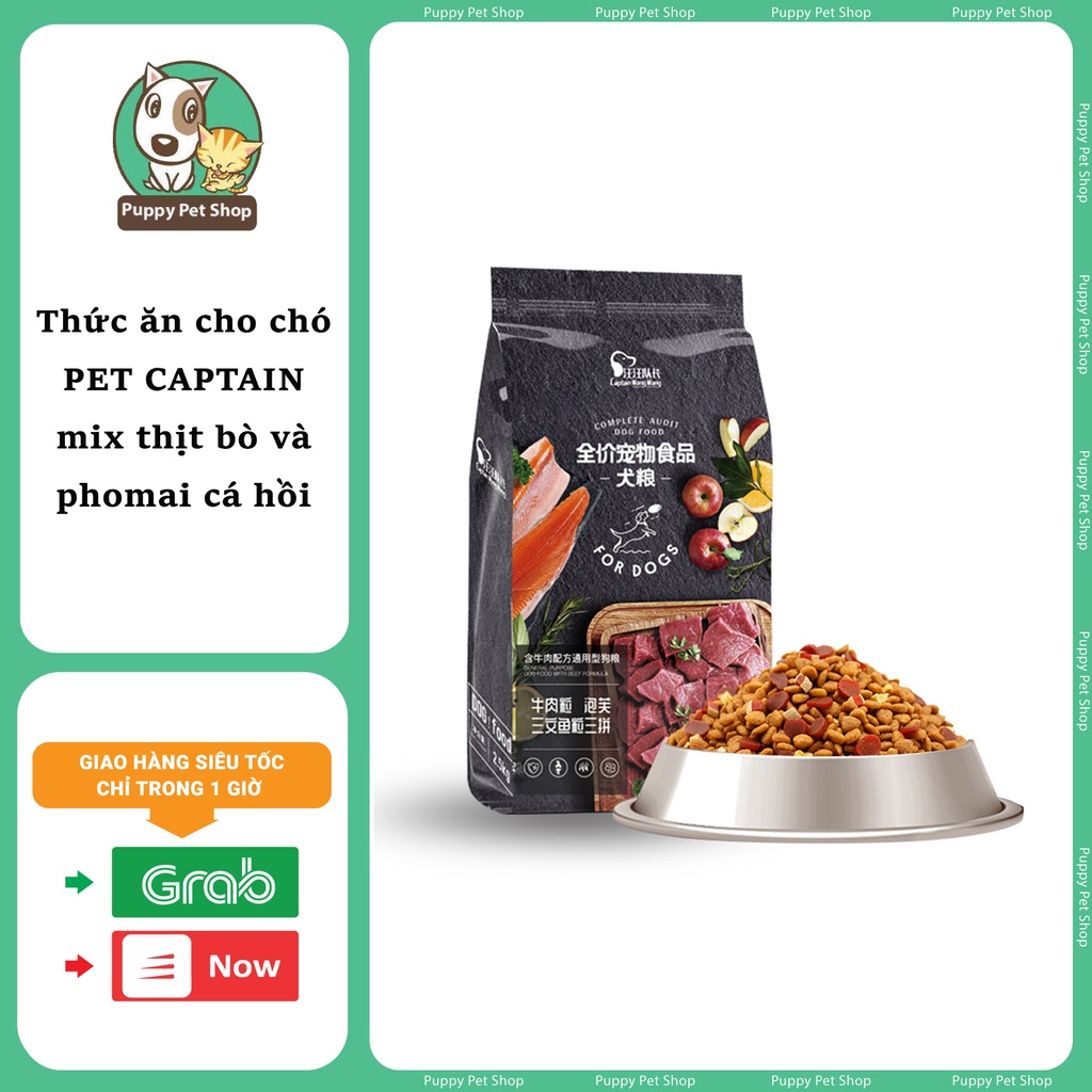 Bịch 2.5Kg Pet Captain Thức Ăn Hạt Cho Chó