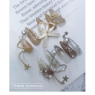 nhẫn chụp ảnh nail siêu xinh