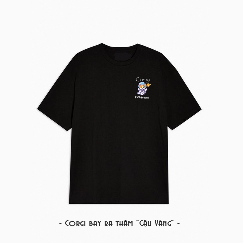Áo thun Unisex Cotton Premium họa tiết Corgi "Corgi ra tìm cậu càng" shop PuroDicaprio | BigBuy360 - bigbuy360.vn