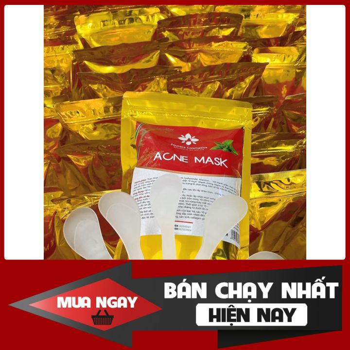 Mặt Nạ Thạch Cao 1kg/bịch ⚡ CHÍNH HÃNG ⚡ Nạ Bột ACNE MASK FOURETS Hỗ Trợ Giảm Đỏ Kiềm Dầu Sau Khi Lấy Nhân Mụn