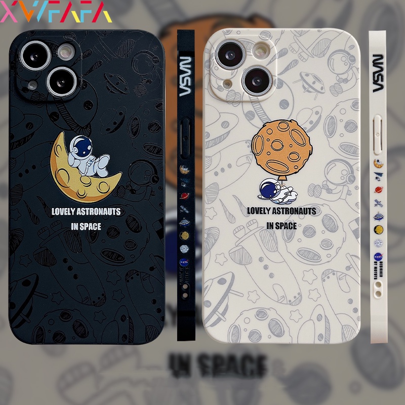 For Xiaomi Mi 10T 9T Pro 10T Lite Redmi K40 Pro+ K30 Pro Zoom K30i K30S K20 Cute Astronaut Soft Silicone Couple Case Anti-fall Back Cover