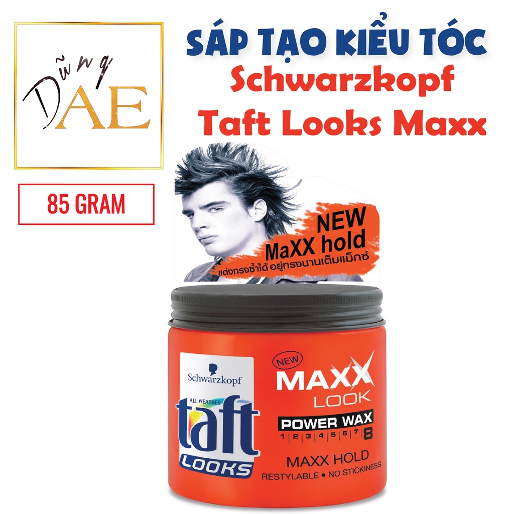 Sáp Tạo Kiểu Tóc Schwarzkopf Taft Looks Maxx Thái Lan 85g