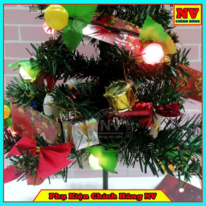 Cây Thông Noel 60CM Đầy Đủ Phụ Kiện Trang Trí Cực Đẹp