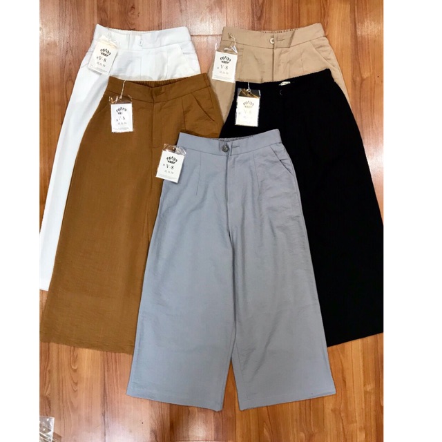 Quần culottes chất đũi loại 1 hàng Quảng Châu cao cấp | BigBuy360 - bigbuy360.vn