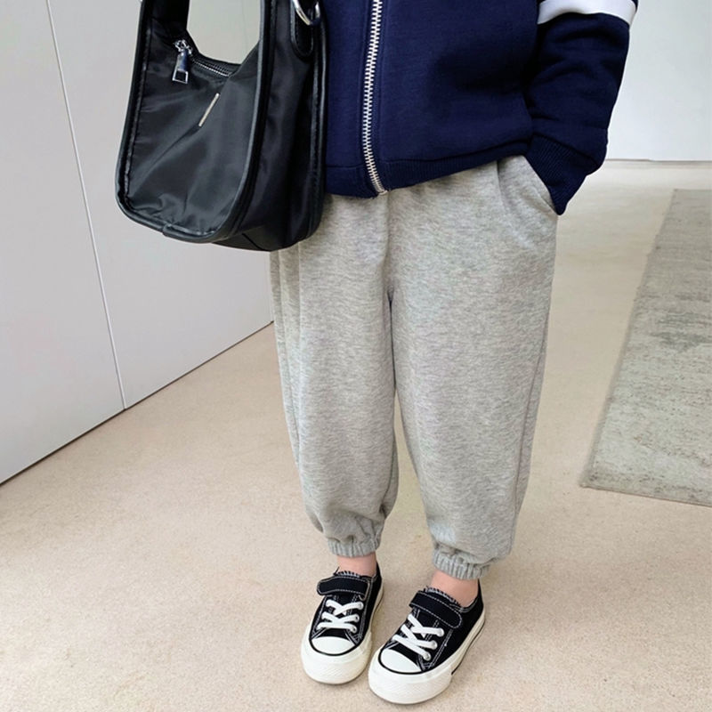 Quần dài thể thao bằng cotton nguyên chất dành cho bé gái