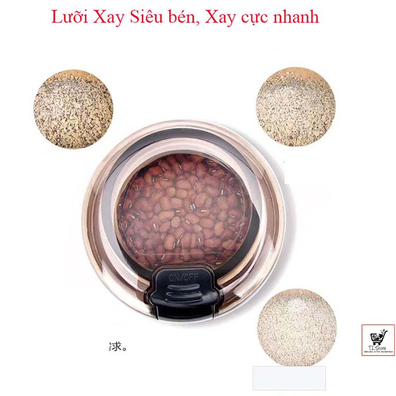 Máy xay tự động hạt khô mini tiện ích , tiết kiệm không gian nhà bếp - MÁY XAY KHÔ