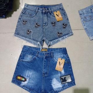 Quan short jean nữ