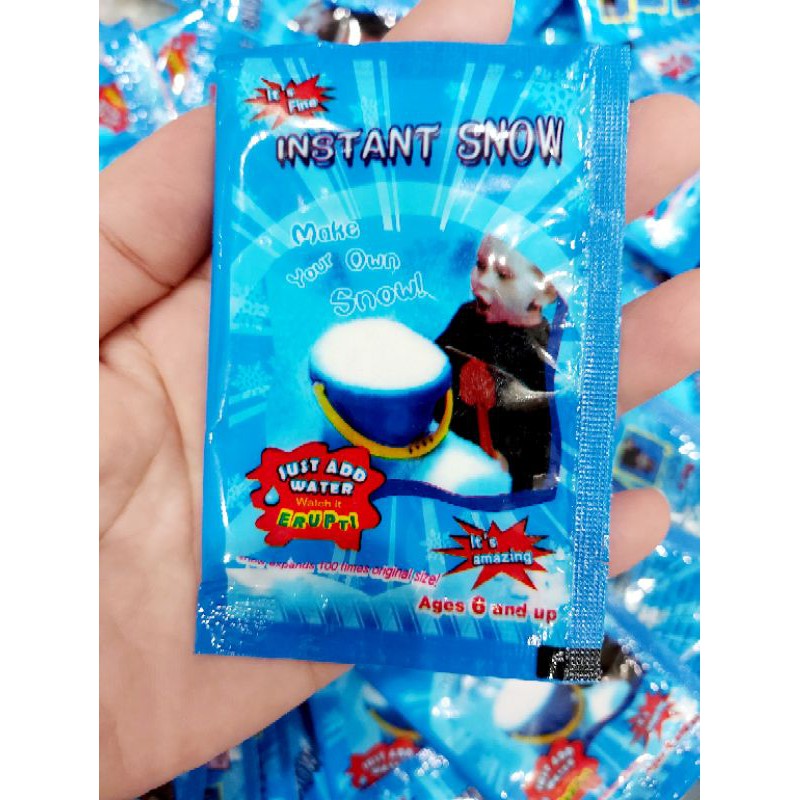 Combo 10 gói Tuyết xanh bông trắng PHIÊN BẢN ĐẶC BIỆT Instant Snow làm Slime Mây bông tơi, trang trí