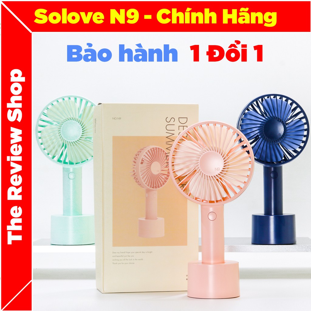 Quạt Cầm Tay ❤️FREESHIP❤️ Solove N9 Quạt Sạc Mini