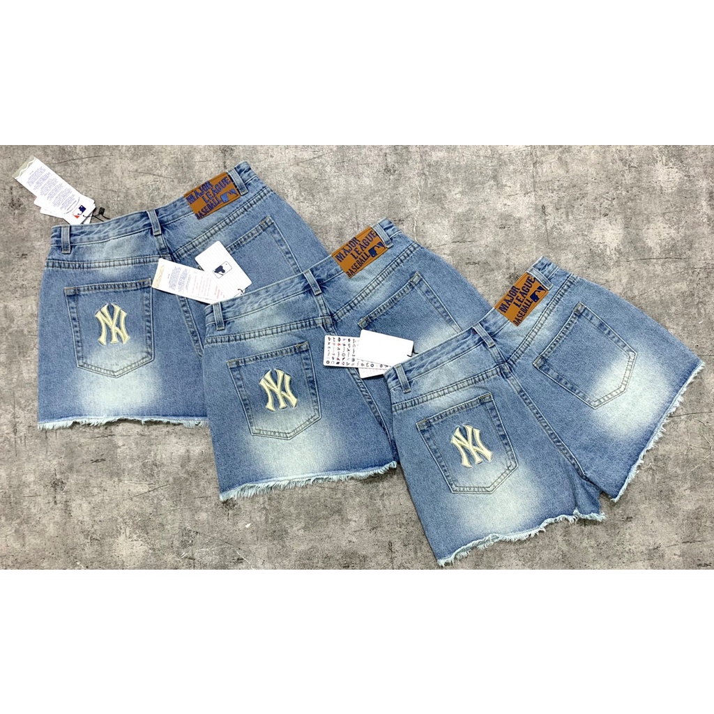 [Siêu Sale-Ảnh thật] Quần Jean nữ MLB Linhbee 2 màu xanh đen cho những nàng xì teen phong cách năng động để dạo phố