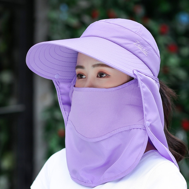Mũ Vành Rộng Che Nắng Chống Tia Uv Chống Tia Cực Tím Đa Năng Cho Nữ