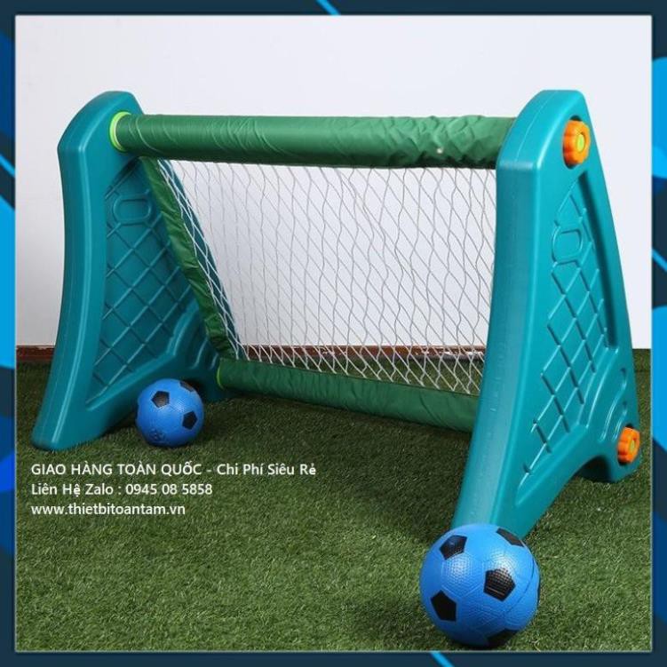 ( HÀNG SẴN )  Khung thành bóng đá trẻ em Chất liệu  Nhựa, lưới
