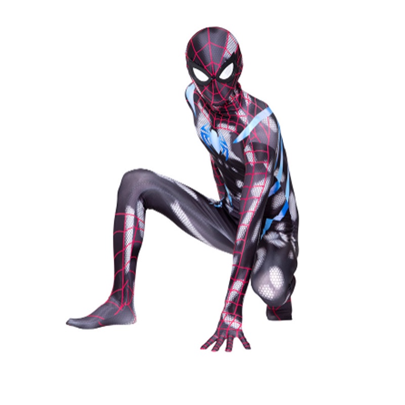 Newest SpiderMan Peter Parker Adult Kids Secret Wars Cos Costume Spiderman Bodysuit boy gift