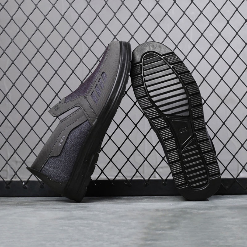 Giày lười nam trung niên cao cấp form dáng đẹp giày lười vải nam thoáng khí mẫu giày siêu nhẹ