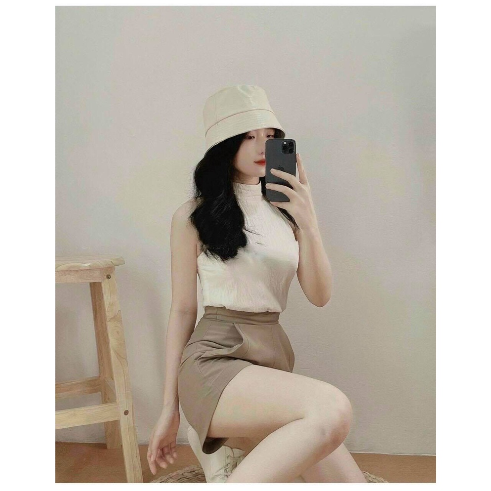 Set bộ nữ - Set bộ áo cổ yếm kèm quần thời trang - Bum.clothing