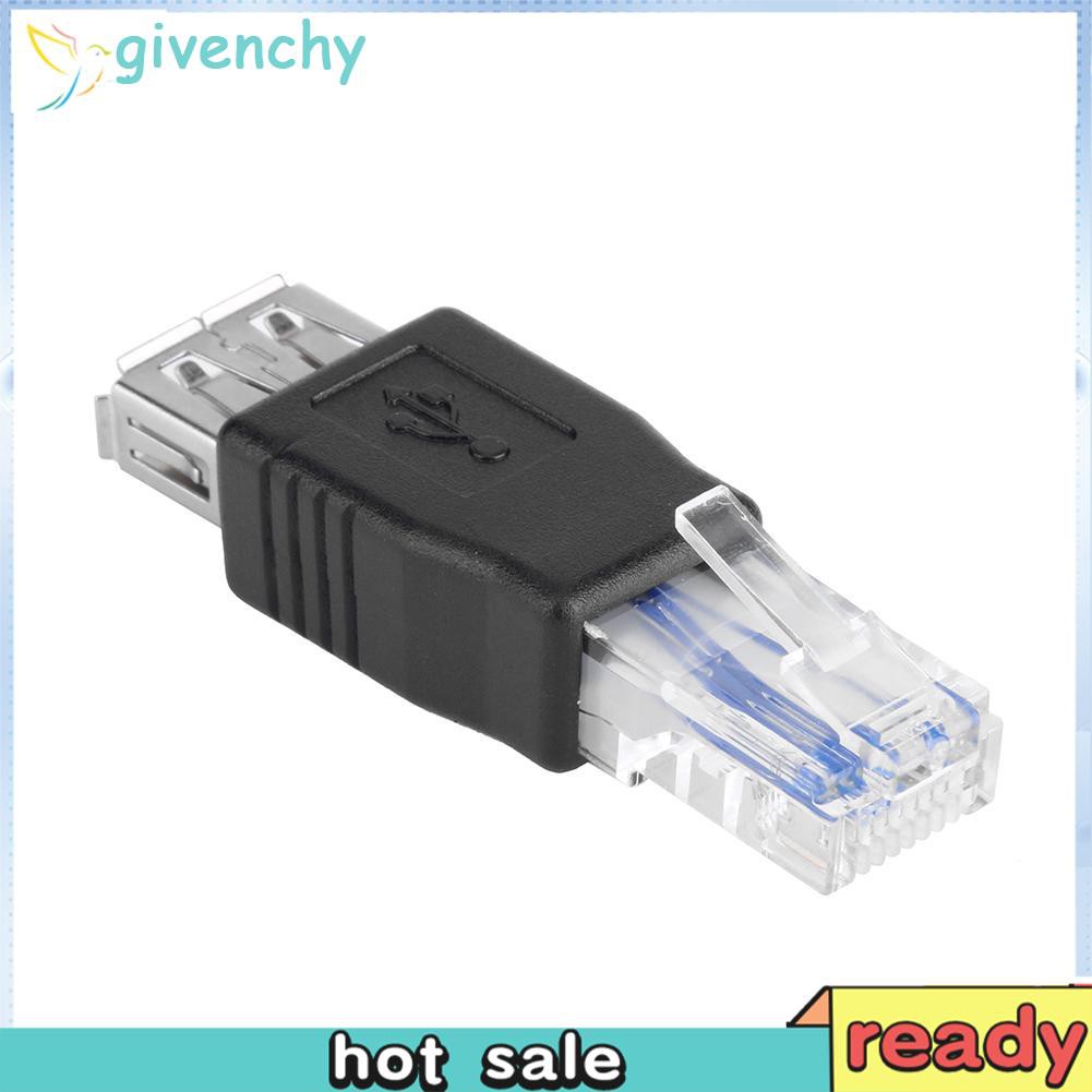 Giắc Chuyển Đổi Từ Ethernet Rj45 Male Sang Usb Female Lan Network Cable