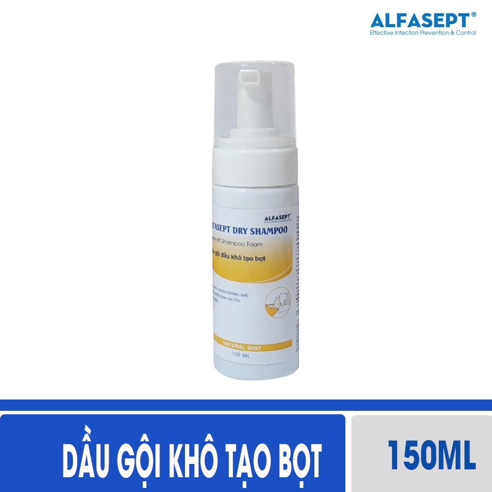 Dầu gội khô tạo bọt Alfasept Dry Shampoo - Dầu gội khô cho mọi loại tóc 150ml - 200ml | BigBuy360 - bigbuy360.vn