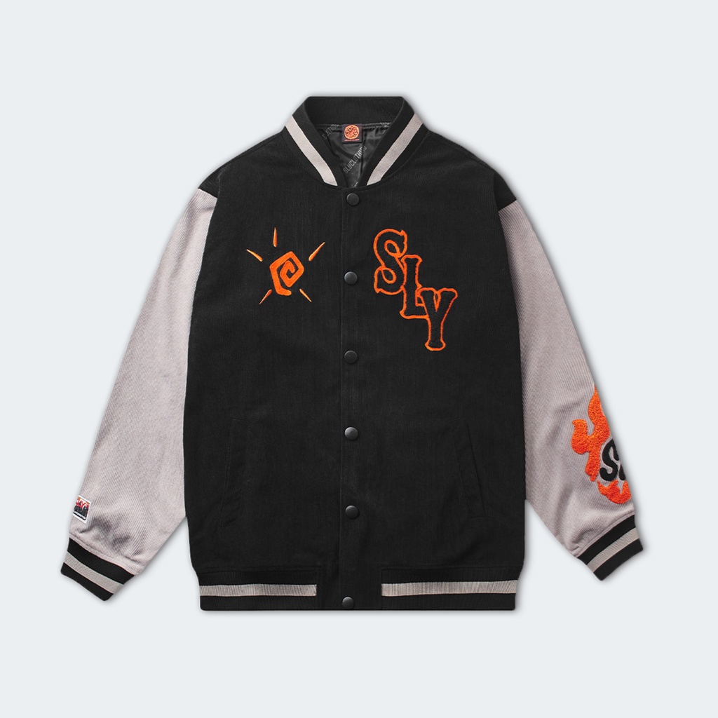 Áo Khoác SLY Varsity Coconut màu xám