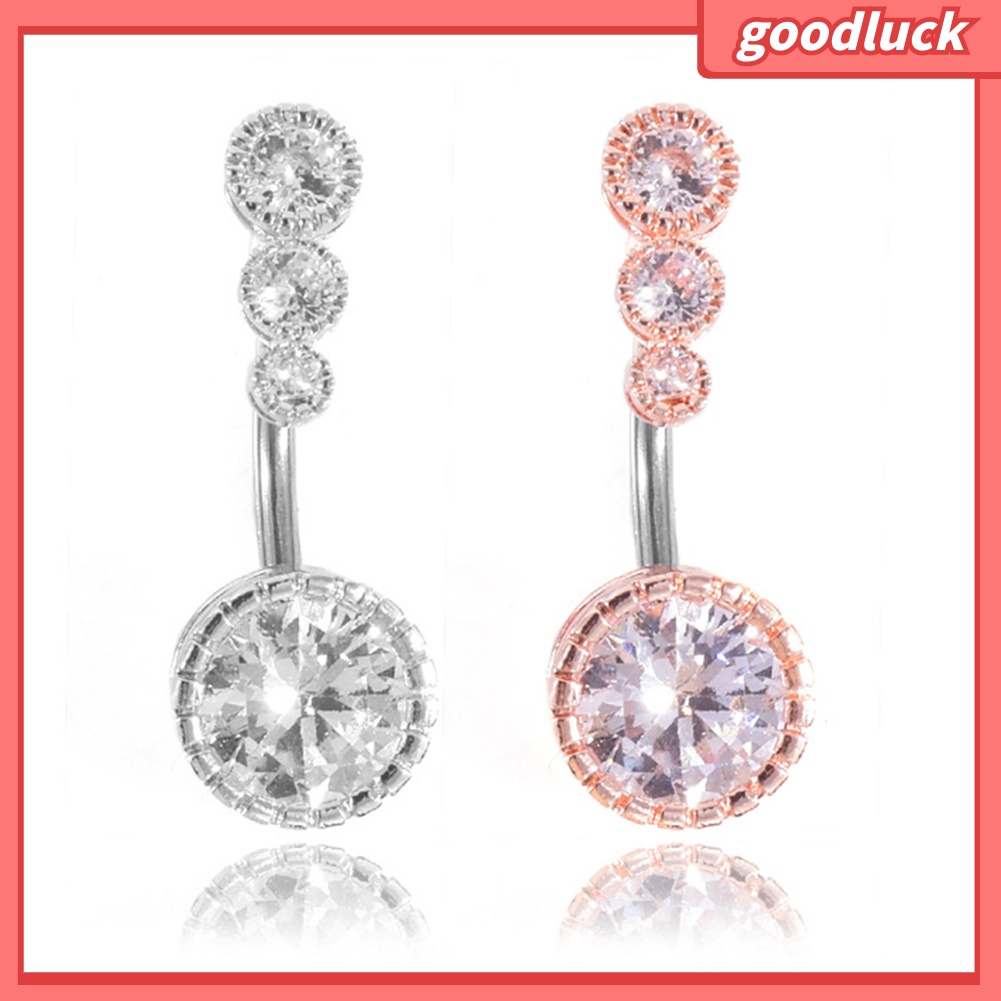 Khuyên Rốn Hình 4 Viên Đá Cho Nữ