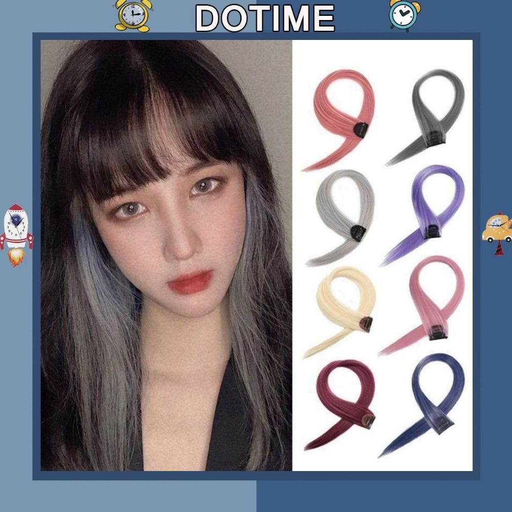 Tóc giả kẹp Dotime light tóc giả nhiều màu phong cách Hàn Quốc TG11