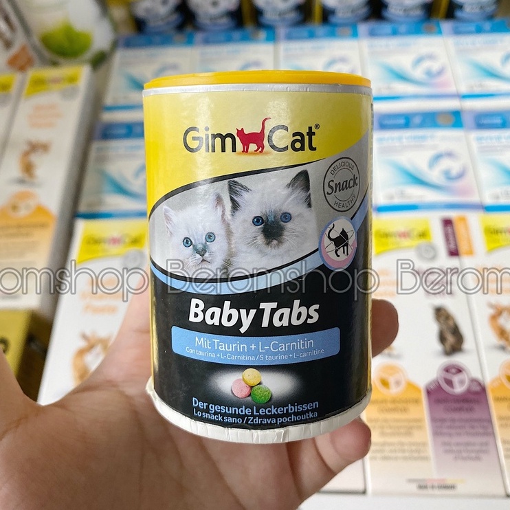VITAMIN BABYTABS GIMCAT 85G - 240 VIÊN CHO MÈO CON NHẬP ĐỨC GIÁ CỰC RẺ