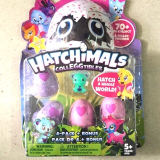 Vỉ 4 trứng HATCHIMALS