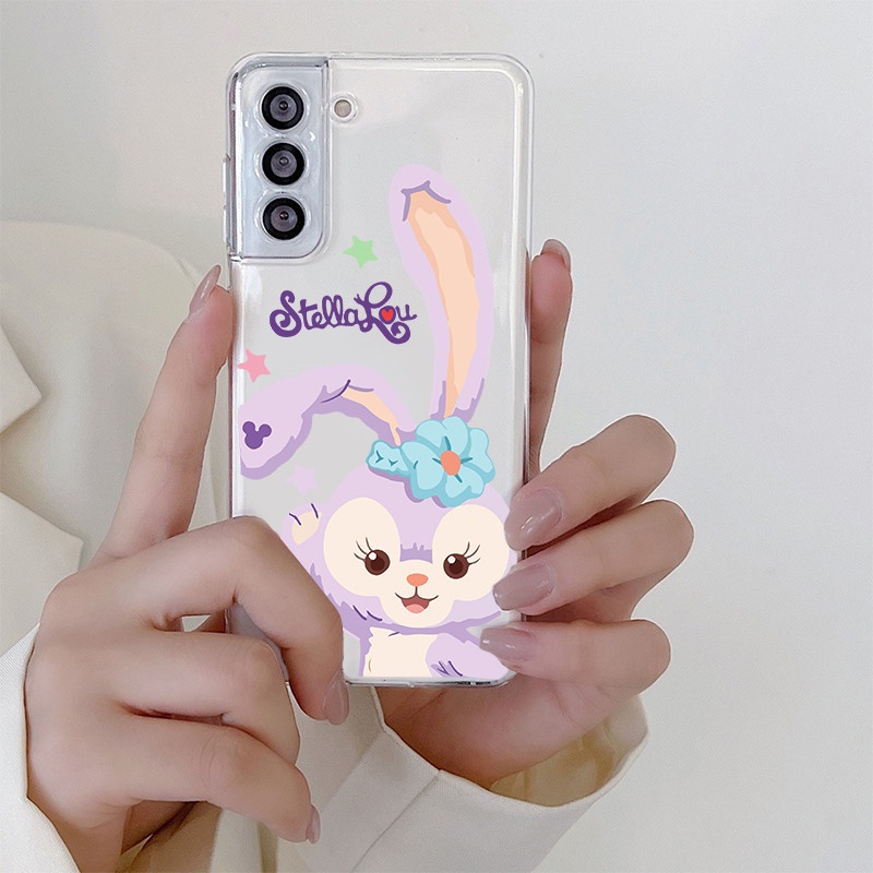 Ốp Điện Thoại Mềm Trong Suốt Hình Thỏ Dễ Thương Cho Samsung S8 S9 S10 S20 FE S21 Plus S22 Ultra S21 FE Note 8 9 10 Plus 20 Ultra 5G ốp lưng