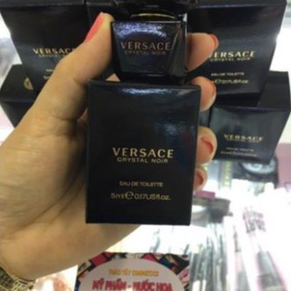 Nước hoa nữ Versace Crystal Noir EDT mini 5ml [ CHUẨN AUTHENTIC ]