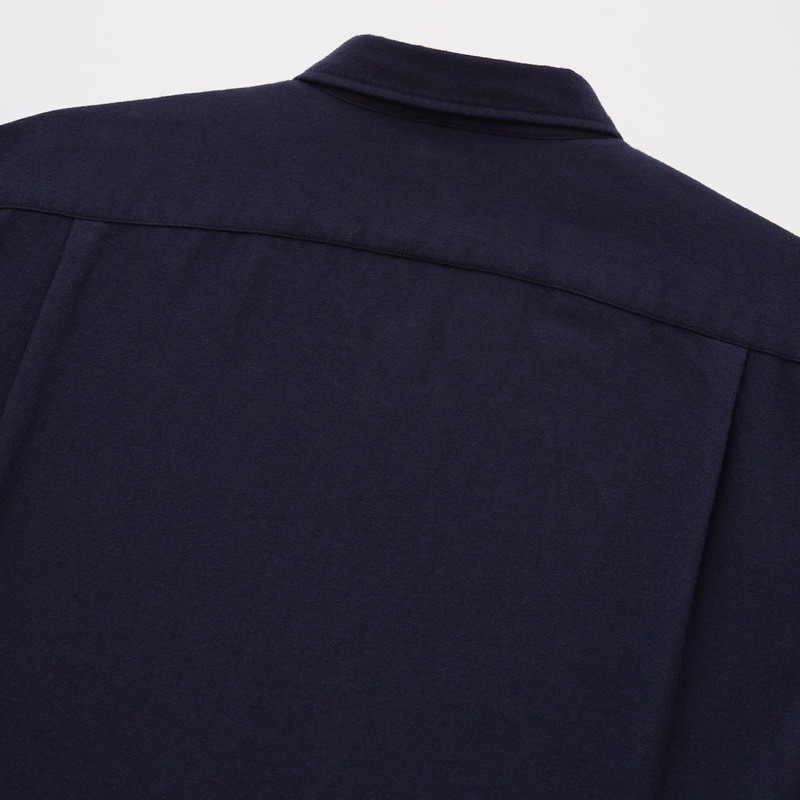 Áo sơ mi chui đầu nam flannel dài tay thời trang của UNIQLO | BigBuy360 - bigbuy360.vn