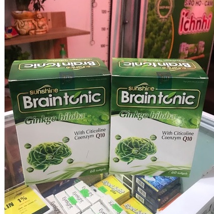 ✅ Viên tuần hoàn não Brain Tonic viên uống bổ não ginkgo biloba coenzyme q10 bổ huyết hoạt huyết dưỡng não
