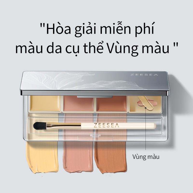 Kem che khuyết điểm ZEESEA ba màu che phủ mụn và tàn nhang 2.5g