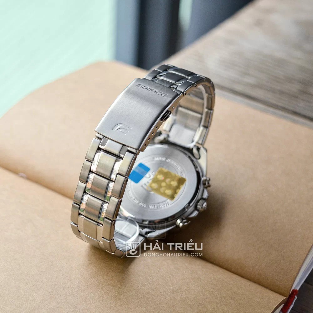 Đồng hồ nam Casio EDIFICE EFR-552D-1A2VUDF dây kim loại mặt xanh navy size 42mm chính hãng