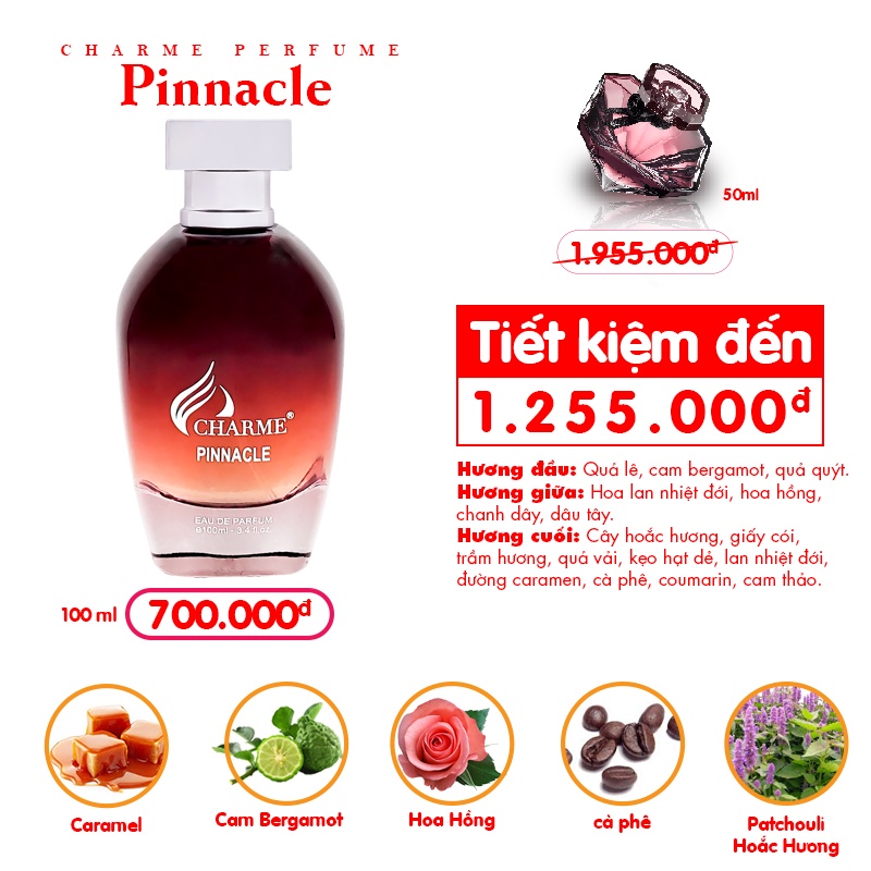 Nước hoa nữ Pinnacle  - NỒNG NÀN, QUYẾN RŨ  - Nước hoa chính hãng