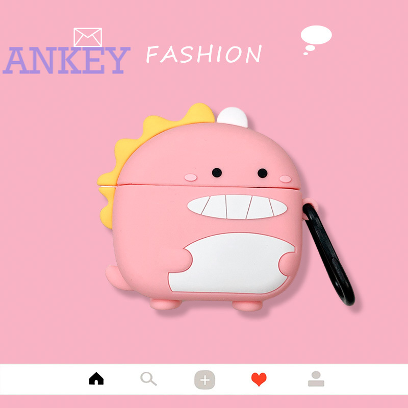 Ốp Vỏ Bảo Vệ Hộp Sạc Tai Nghe Bằng Silicon Hình Chú Vịt Dễ Thương Cho soundpeats air3 deluxe hs