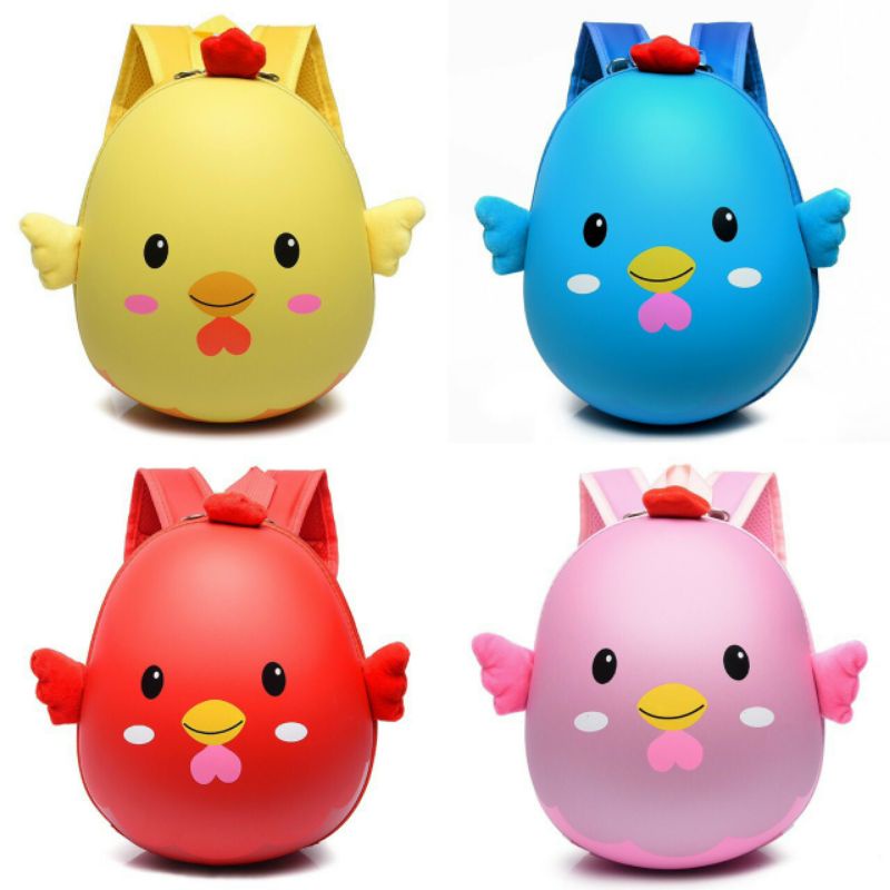 Balo hình con gà ngộ nghĩnh cho bé mầm non 1-5 tuổi